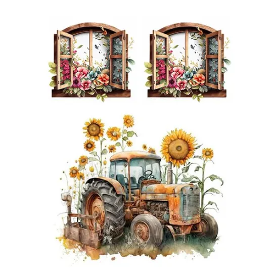 Imagine comestibila, Tractor si ferestre