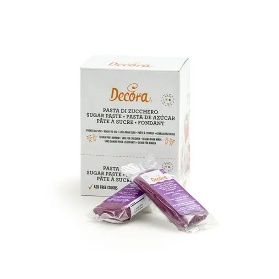 Pasta de zahar Mov100 g, Decora