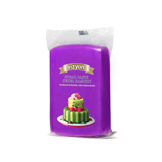 Pasta de zahar Vizyon, Mov / magenta inchis 1kg