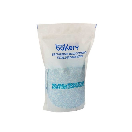 Perle de zahar alb cu bleo ⌀2mm, 100g Decora