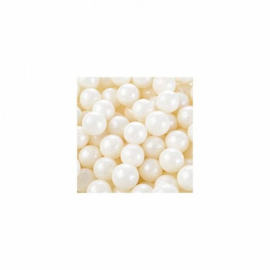 Perle de zahar alb perlat 9 mm, 1kg