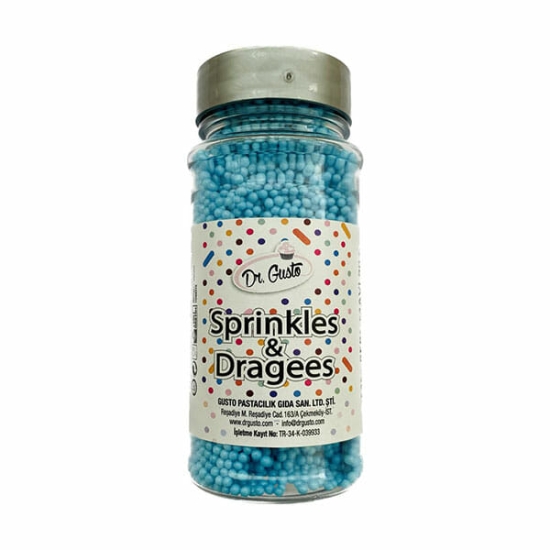 Perle de zahar bleo 2mm, 90g Dr Gusto