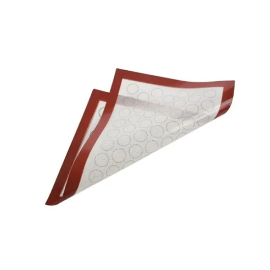 Plansa de copt din silicon cu armatura din fibra de sticla pentru macarons, 60x 40 cm