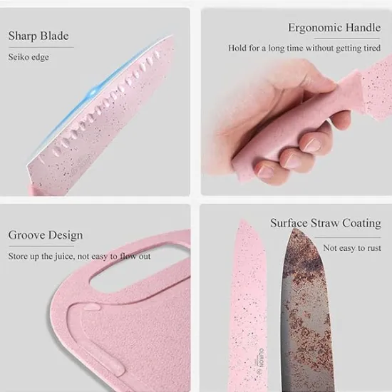 Set profesional de cutite de bucatarie japoneze din oțel inoxidabil