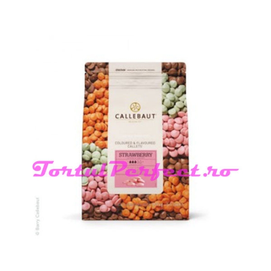 Barry Callebaut - Ciocolata cu gust de capsuni 2,5 kg