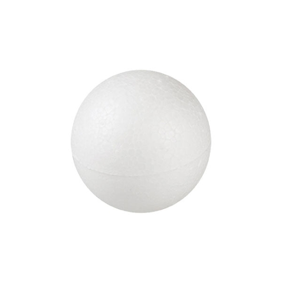 Bile / sfera polistiren Ø 9 cm, set 6 buc, Decora