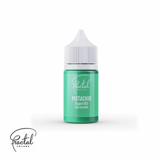 Colorant alimentar verde fistic pe baza de ulei, SuperOil Fractal Pistachio 30 ml