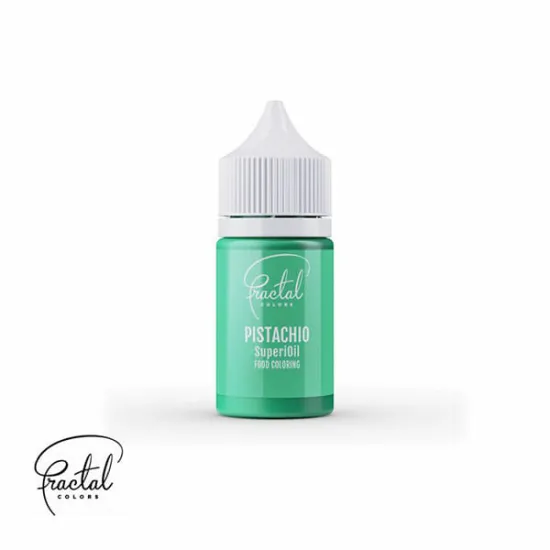 Colorant alimentar verde fistic pe baza de ulei, SuperOil Fractal Pistachio 30 ml