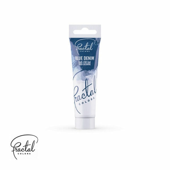 Colorant gel albastru Blue Denim, Fractal 30g