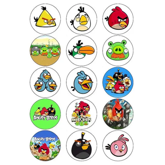 Imagine comestibila "Angry Birds"