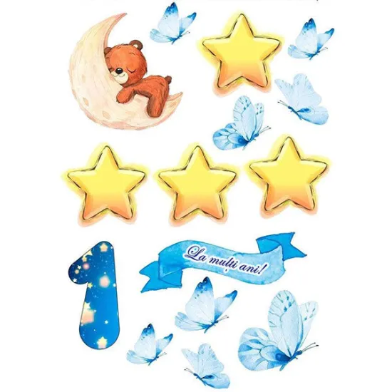 Imagine comestibila "Botez / Mot"