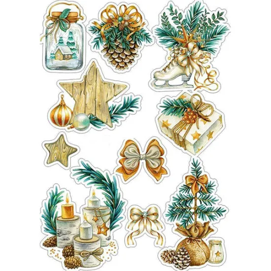 Imagine comestibila "Colaj de Craciun"