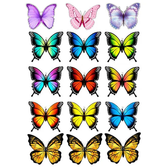 Imagine comestibila "Fluturi"