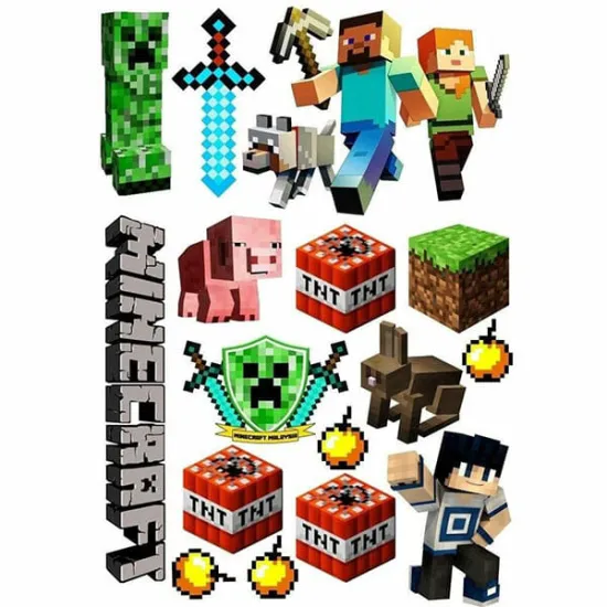 Imagine comestibila "Minecraft"