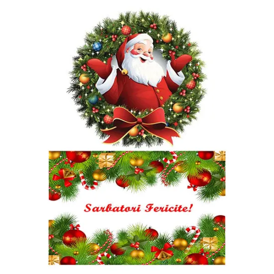 Imagine comestibila "Mos Craciun"