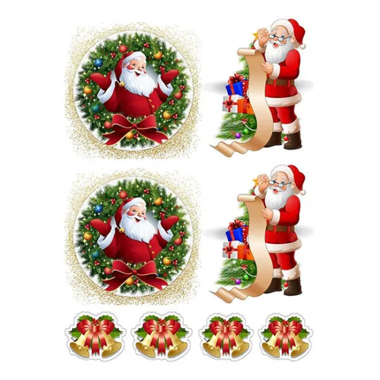 Imagine comestibila "Mos Craciun"