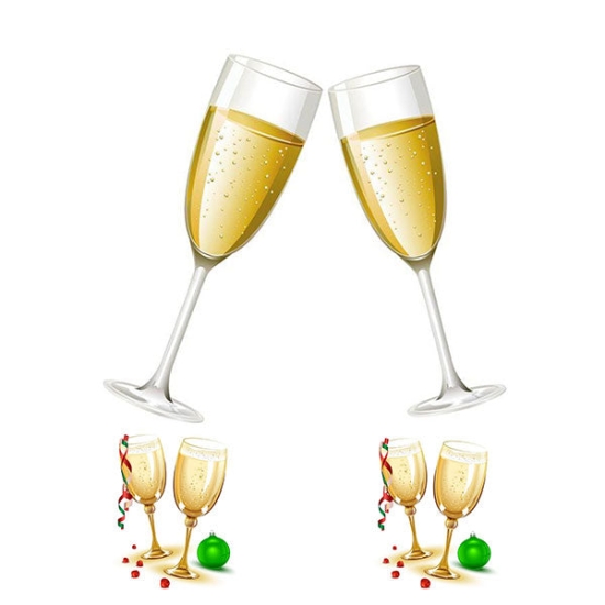 Imagine comestibila  "Revelion"