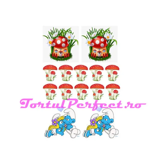 Imagine comestibila "Strumfi"