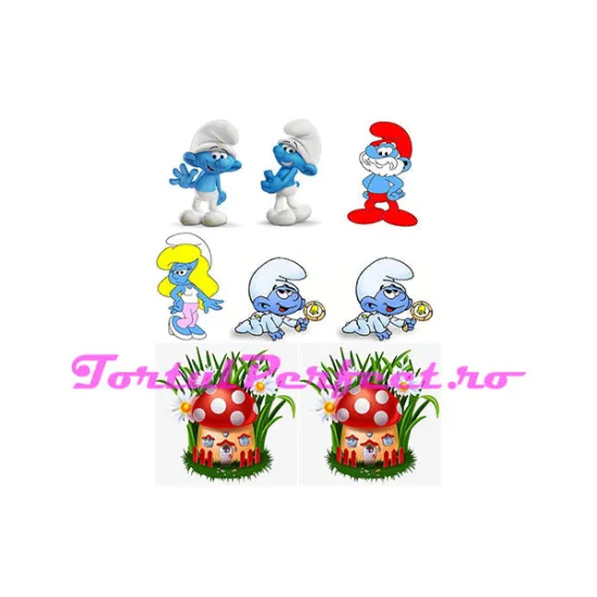 Imagine comestibila "Strumfi"