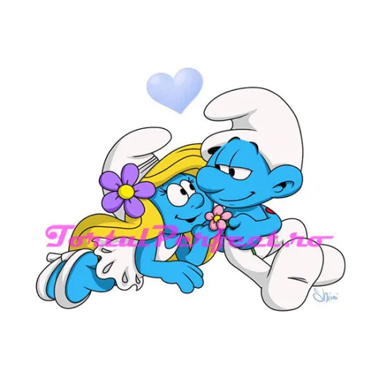 Imagine comestibila "Strumfi"