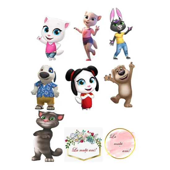 Imagine comestibila "Talking Tom"