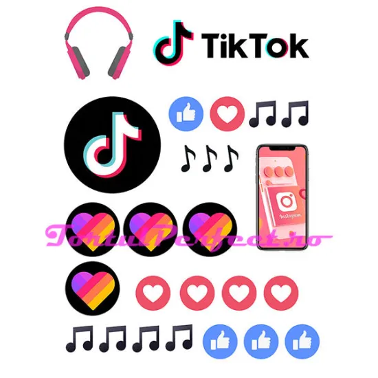 Imagine comestibila "Tik Tok"