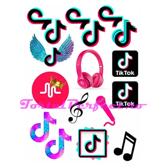 Imagine comestibila "Tik Tok"