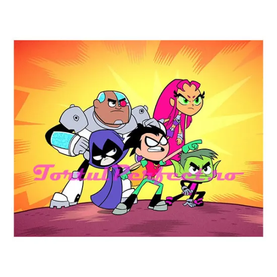 Imagine comestibila "Tinerii Titani"