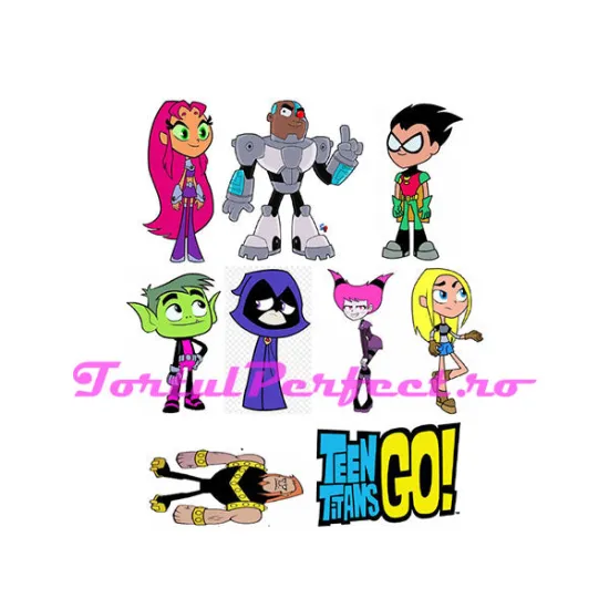 Imagine comestibila "Tinerii Titani"