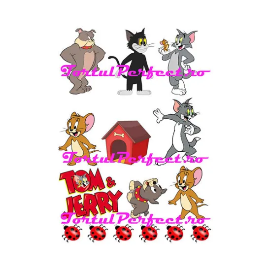 Imagine comestibila "Tom si Jerry"