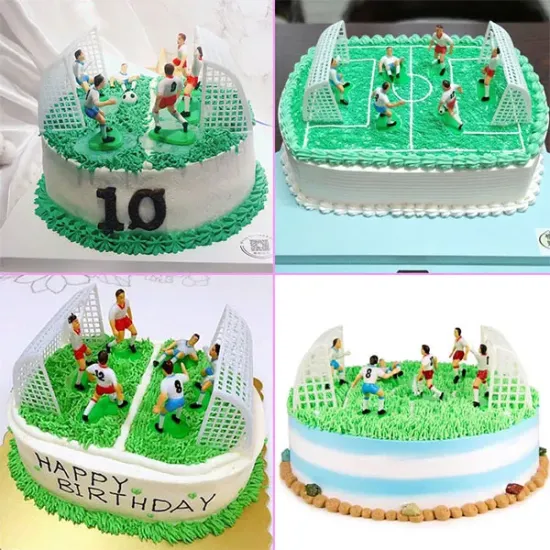 Ornament tort, model fotbalisti