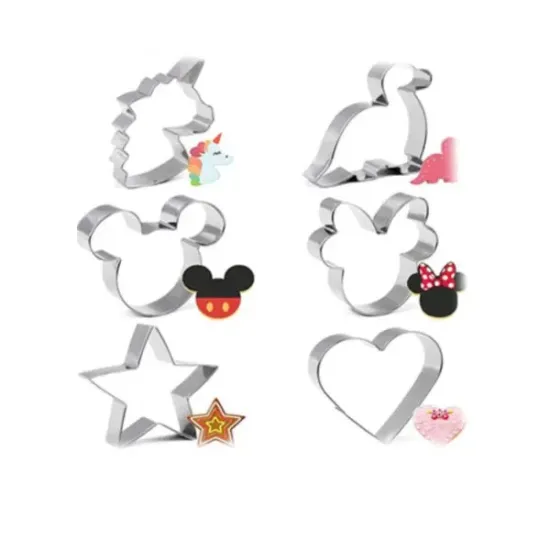 Set de 6 decupatoare metalice