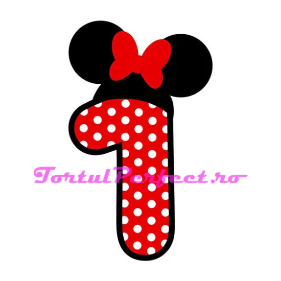 Imagine comestibila "Minnie 1 an"