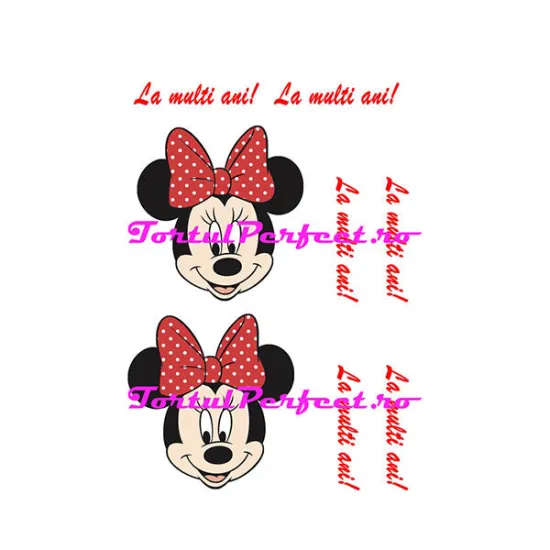 Imagine comestibila "Minnie Colaj"