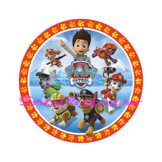 Imagine comestibila "Patrula Catelusilor"