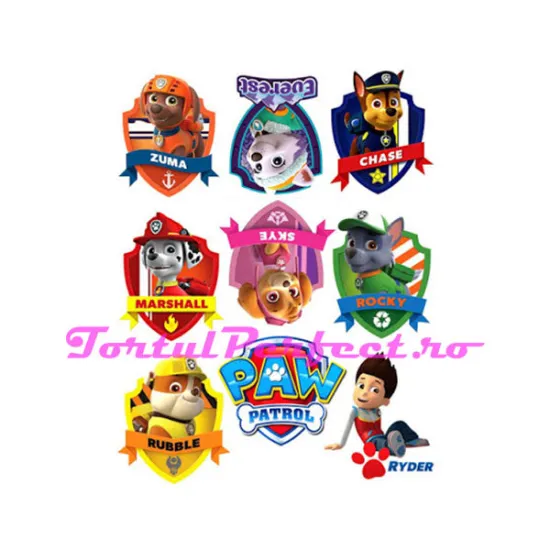 Imagine comestibila "Patrula Catelusilor"