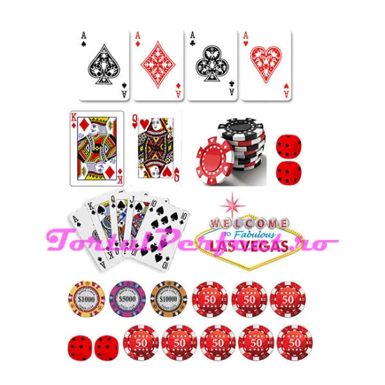 Imagine comestibila "Poker"