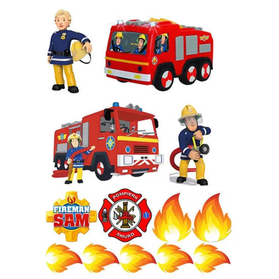 Imagine comestibila "Pompierul SAM"