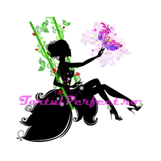 Imagine comestibila "Silueta de Fata"