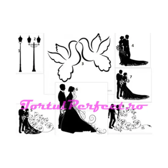 Imagine comestibila "Siluete / Umbre"