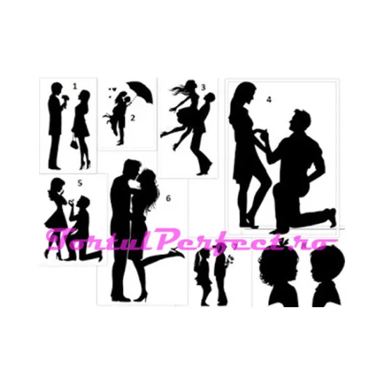 Imagine comestibila "Siluete / Umbre"