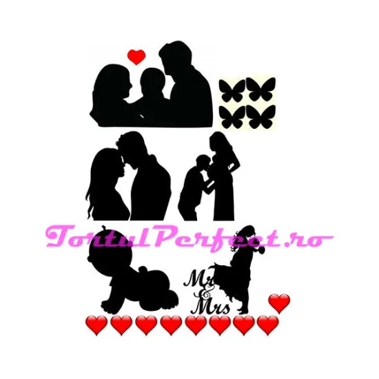 Imagine comestibila "Siluete / Umbre"