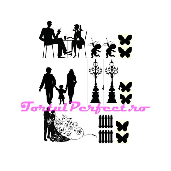 Imagine comestibila "Siluete / Umbre"