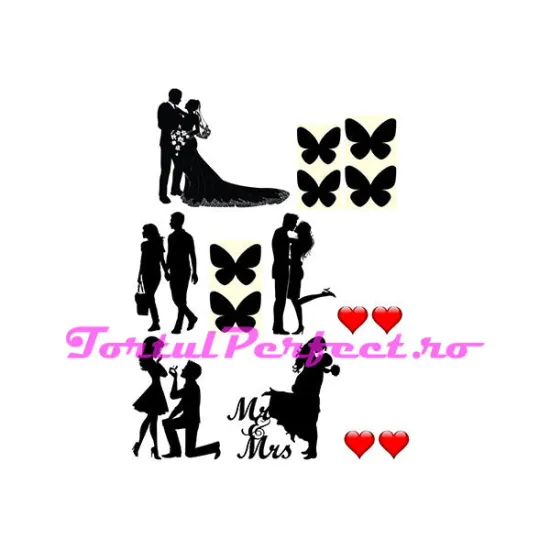 Imagine comestibila "Siluete / Umbre"