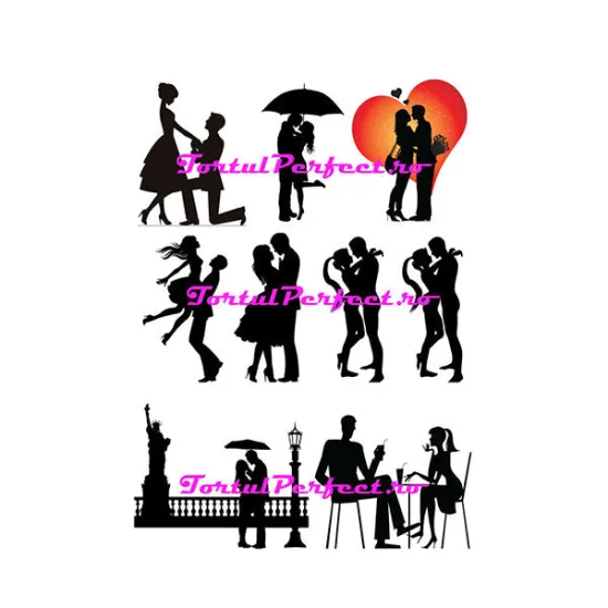 Imagine comestibila "Siluete / Umbre"