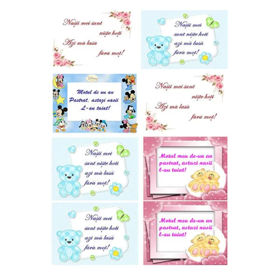 Imagine comestibila "1 an"