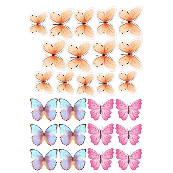 Imagine comestibila "Fluturi"