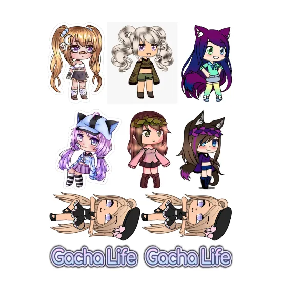 Imagine comestibila "Gacha Life"