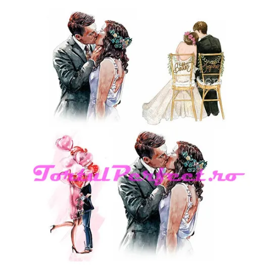 Imagine comestibila "Indragostiti"