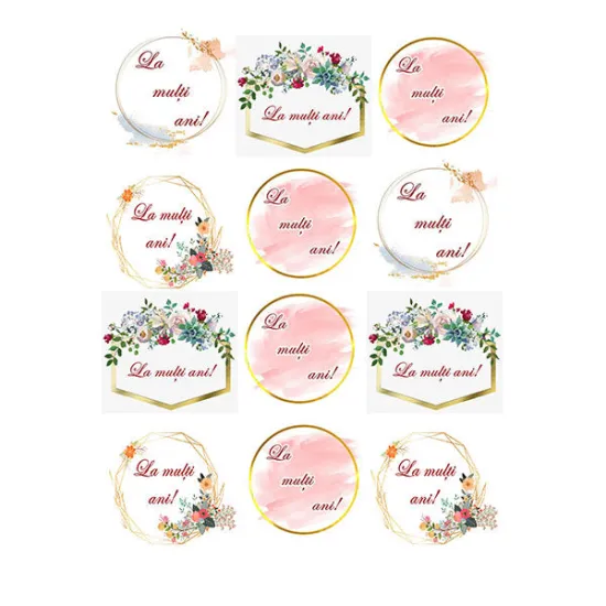 Imagine comestibila "La Multi Ani"